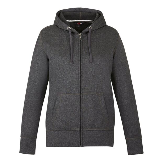 COG - Cypress Creek - Ladies Polyester Full-Zip Hooded Sweatshirt Thumbnail