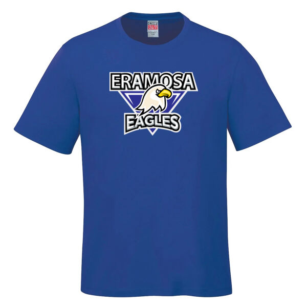 Adult Ring Spun Combed Cotton Crewneck T-Shirt  Thumbnail