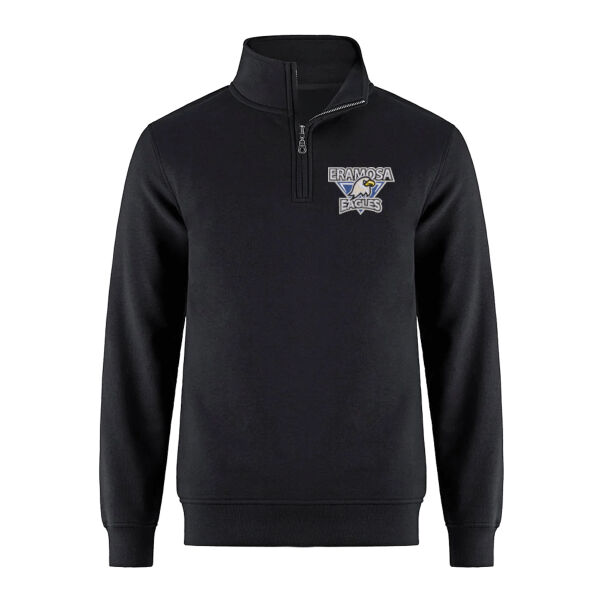Embroidered Youth 1/4 Zip Pullover Sweatshirt  Thumbnail