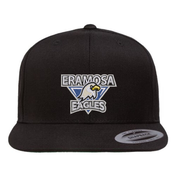 Embroidered Premium Flat Bill Snapback Cap  Thumbnail